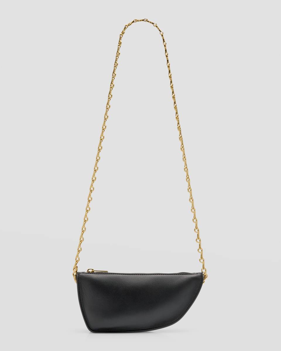 Shield Micro Leather Shoulder Bag